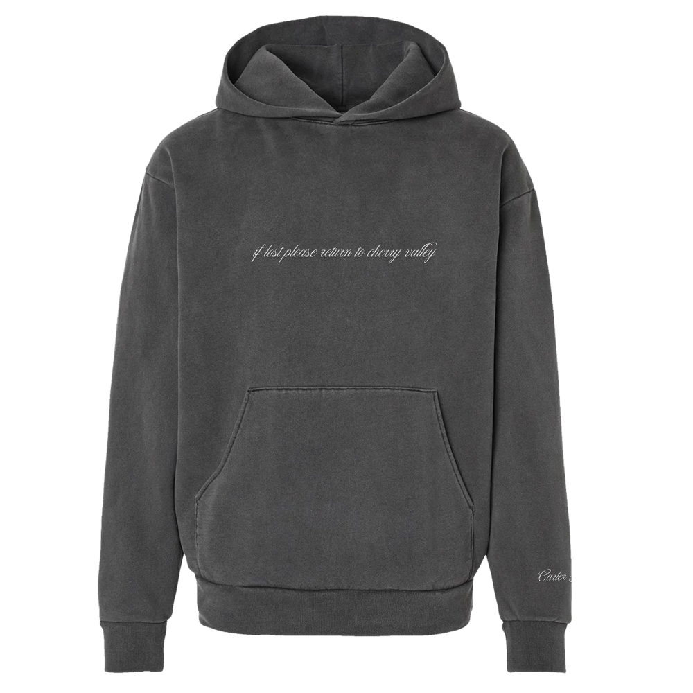 If Lost Please Return to Cherry Valley Hoodie - Carter Faith