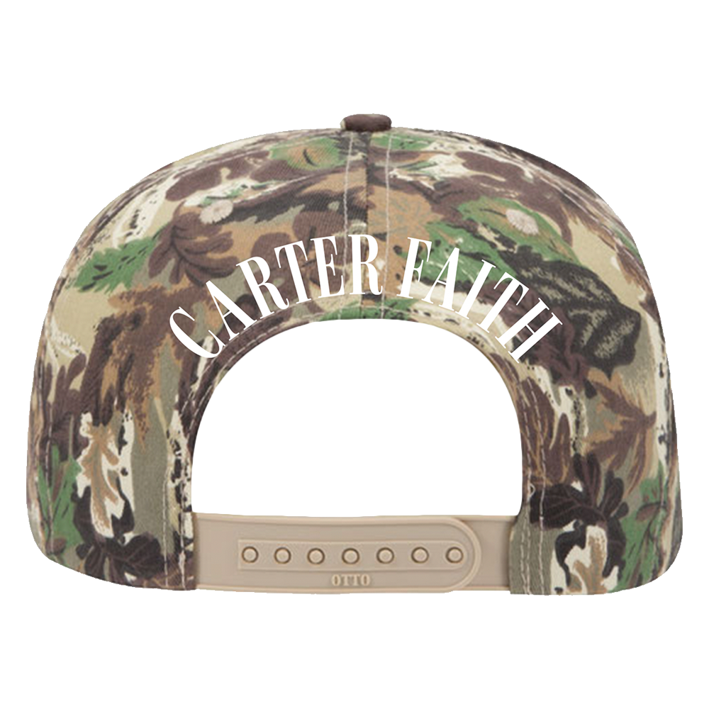 Cherry Valley Camo Hat back